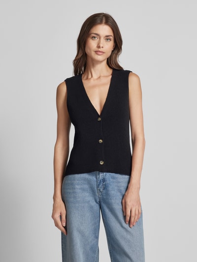 Jake*s Collection Gilet met V-hals Zwart - 4