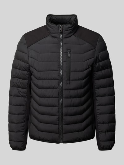 Tom Tailor Regular Fit Steppjacke mit Reißverschluss Black 2