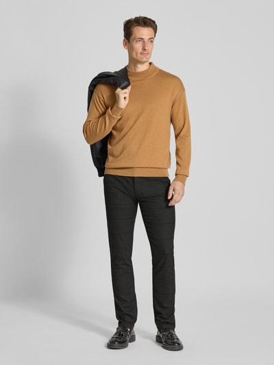 BOSS Orange Slim Fit Chino mit Viskoseanteil Black 1