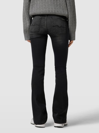 7 For All Mankind Bootcut Jeans mit 5-Pocket-Design Black 5