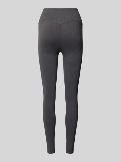 AIMN Leggings mit Label-Applikation Hellgrau 3