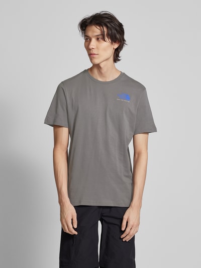 The North Face T-Shirt mit Label-Print Modell 'GRAPHIC' Anthrazit 4