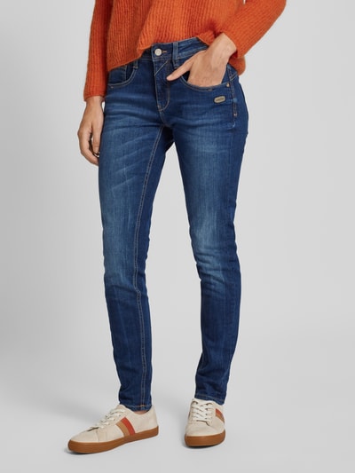 Gang Jeans in 5-pocketmodel, model 'AMELIE' Blauw - 4