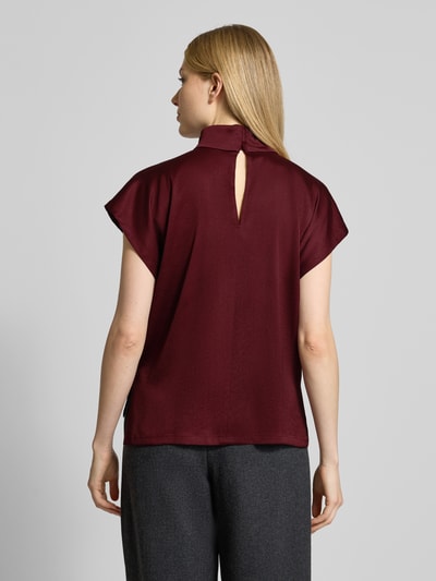 Drykorn Blouseshirt met opstaande kraag, model 'ALARIA' Bordeaux - 5