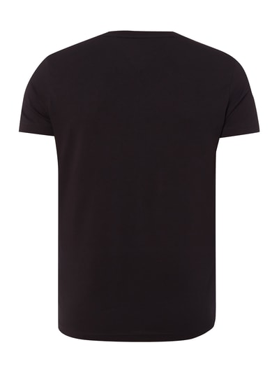 Tommy Hilfiger Slim Fit T-Shirt mit V-Ausschnitt Black 3