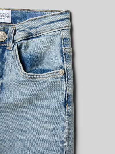 Productfoto, Straight Leg Jeans im 5-Pocket-Design Modell 'YARA' van CARS JEANS, lichtblau denim, katoenmix met stretch, detailopname