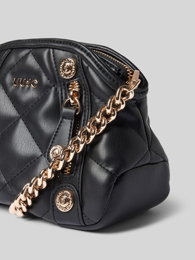 Liu Jo White Crossbody Bag mit Label-Detail Modell 'KATE' Black 3