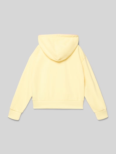 Levi’s® Kids Regular Fit Hoodie aus Baumwoll-Mix Modell 'MEET AND GREET' Hellgelb 3