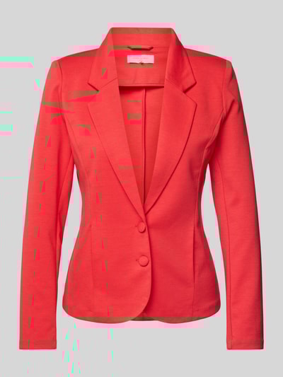 FREE/QUENT Slim fit blazer met knoopsluiting, model 'NANNI' Lichtrood - 2