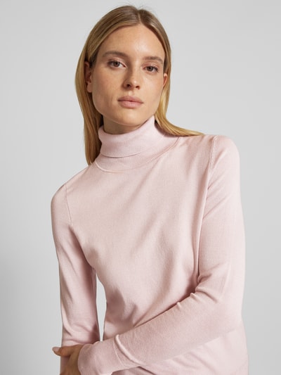 Christian Berg Woman Gebreide pullover met ribboorden Oudroze - 3