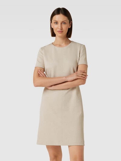 BOSS Minikleid mit 1/2-Arm Modell 'Donalara' Beige Melange 4