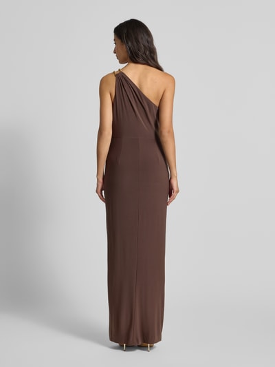 Adrianna Papell Avondjurk met plooien Donkerbruin - 5