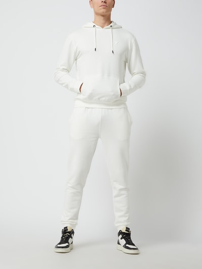GUESS Hoodie mit Logo-Applikation Offwhite 1