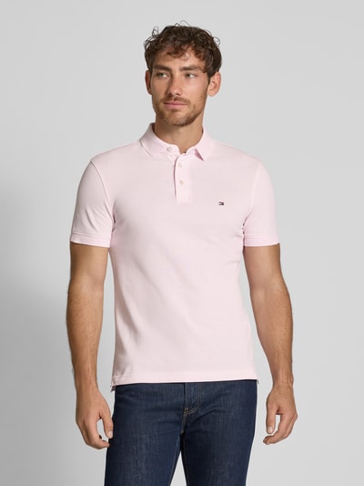 Tommy Hilfiger Slim Fit Poloshirt aus Baumwoll-Elasthan-Mix Rosa 4