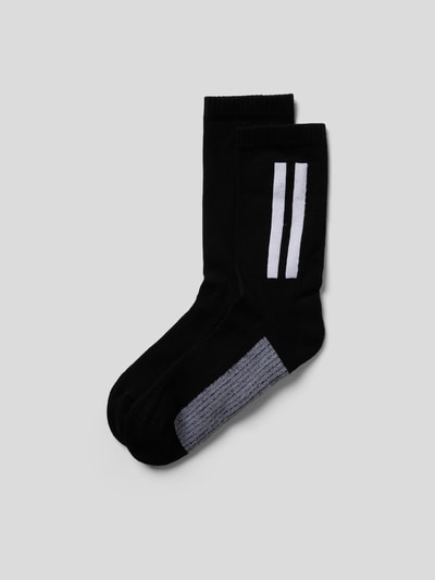 Rick Owens Socken mit Brand-Stitching Black 1