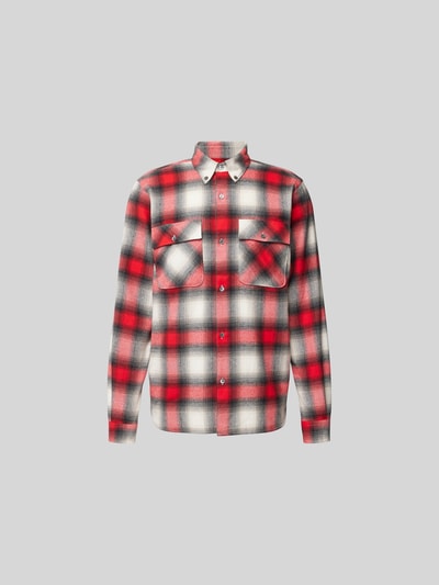 Closed Freizeithemd mit Button-Down-Kragen Rot 2