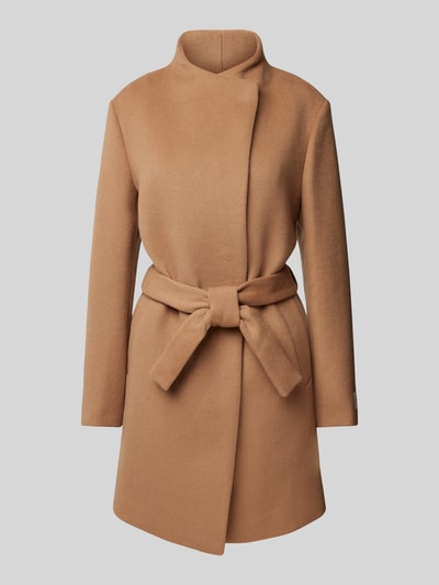 Calvin Klein Womenswear Płaszcz z paskiem w talii Camel 2