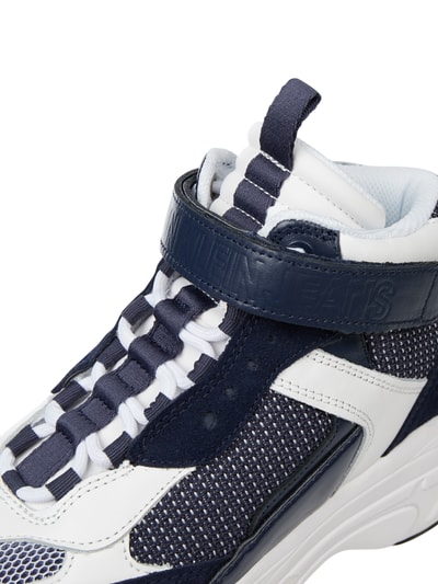 Calvin Klein Jeans Sneaker van suède en mesh Donkerblauw - 2