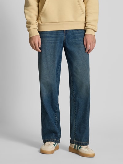 Dickies Baggy fit jeans in 5-pocketmodel, model 'HILHAM' Jeansblauw - 4