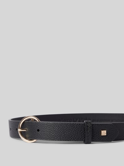 Marc O'Polo Riem met doornsluiting, model 'TORY' Zwart - 2