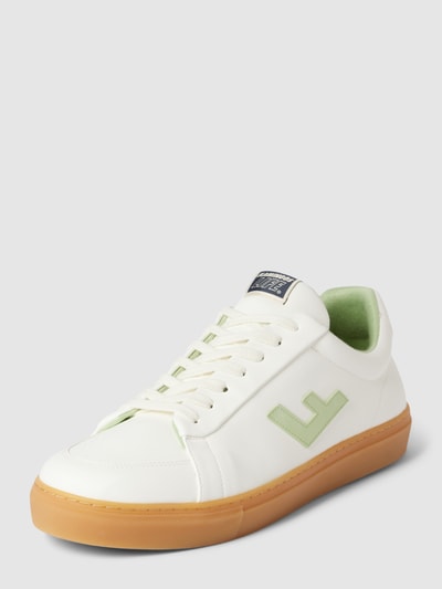 Flamingos Life Sneaker mit Label-Detail Modell 'Classic 70s' Weiss 1