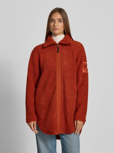 Didriksons Loose Fit Jacke aus Teddyfell Modell 'Umi' Orange 4