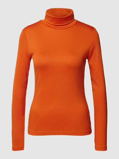 Tom Tailor Rollkragenpullover in unifarbenem Design Orange 2