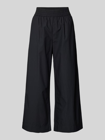 Marc O'Polo Denim Wide leg culotte met elastische band Zwart - 2