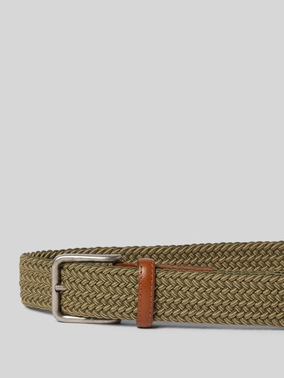 Lloyd Men's Belts Riem in gevlochten look, model 'Lloyd' Leem - 2