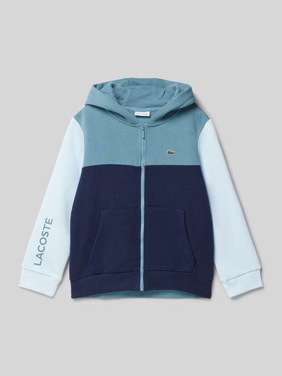 Lacoste Bluza rozpinana z naszywką z logo Granatowy 1