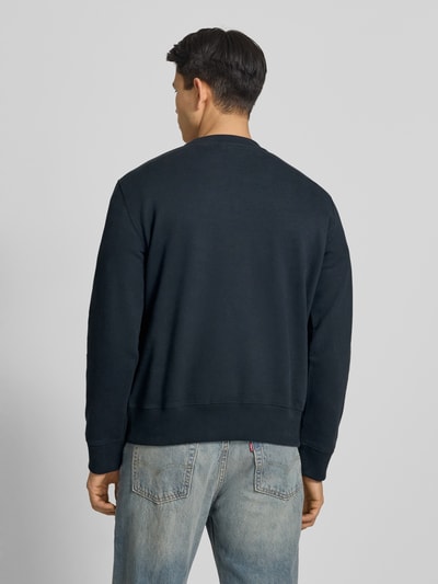 Superdry Sweatshirt met ronde hals en labelstitching Marineblauw - 5