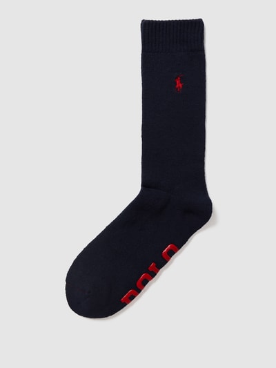 Polo Ralph Lauren Underwear Socken mit Label-Stitching Dunkelblau 1