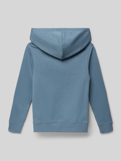 Produktfoto, Hoodie mit Label-Detail Modell 'ESTAR' von JACK & JONES aus Baumwoll-Mix in Blau, gerade Passform, Kapuze, Kinder-Bekleidung.