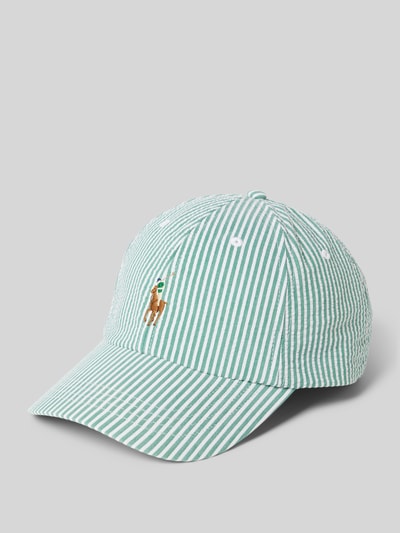 Polo Ralph Lauren Baseballpet met labelstitching Groen - 1