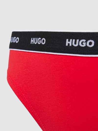 HUGO String mit elastischem Logo-Bund Modell 'Carousel' Rot 2