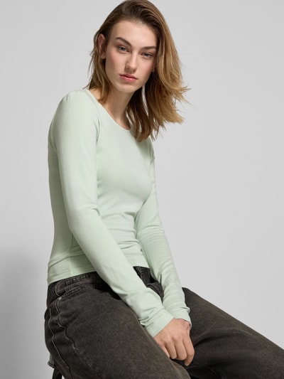 Gina Tricot Longsleeve mit Rundhalsausschnitt Mint 3