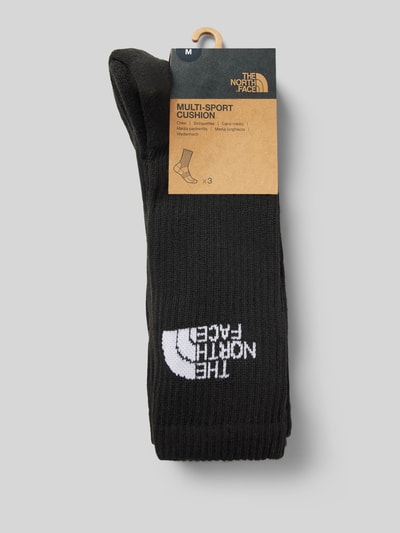 The North Face Socken mit Label-Print im 3er-Pack Black 3