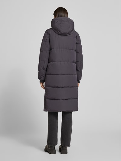 WITHBLACK Steppmantel mit Kapuze Mittelgrau 5