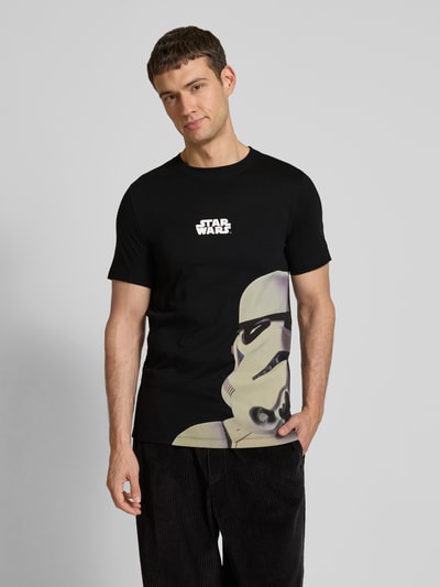 s.Oliver RED LABEL Regular Fit T-Shirt aus Baumwolle mit Starwars®-Print Black 4