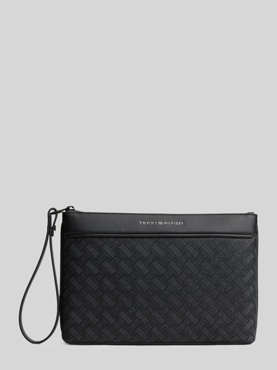 Tommy Hilfiger Kulturbeutel/ Kosmetiktasche mit Logo-Schriftzug Modell 'MODERN MONOGRAM POUCH' Black 1