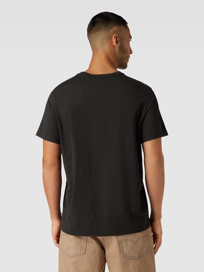 Levi's® Relaxed Fit T-Shirt mit Label-Stitching Black 5