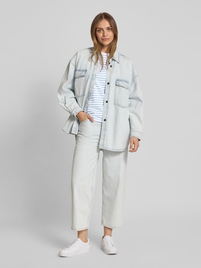 Vila T-Shirt mit Rundhalsausschnitt Modell 'NORA' Hellblau 1