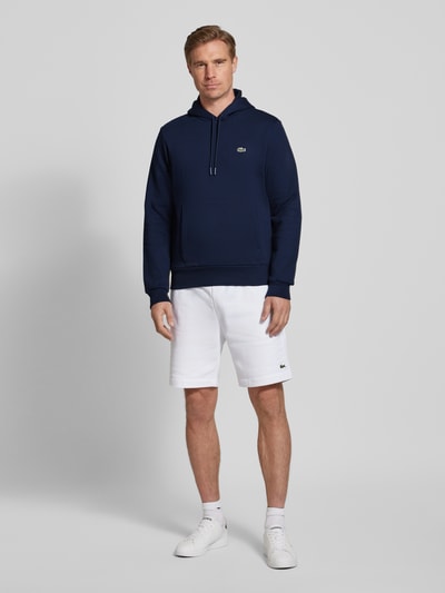 Lacoste Hoodie mit Logo-Stitching Marine 1