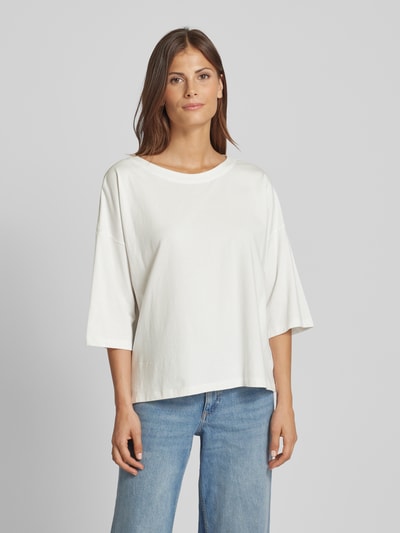 Fransa T-shirt met 3/4-mouwen, model 'siva' Offwhite - 4