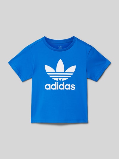 adidas Originals T-Shirt mit Label-Print Royal 1