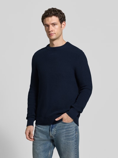MCNEAL regular fit trui van puur katoen Marineblauw - 4