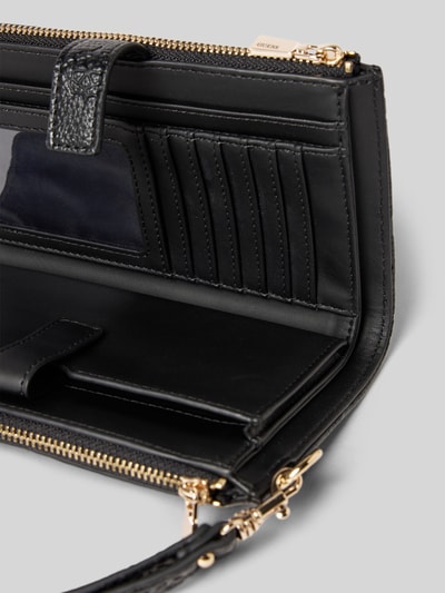 Guess Portfel z detalem z logo model ‘CRESIDIA’ Czarny 3