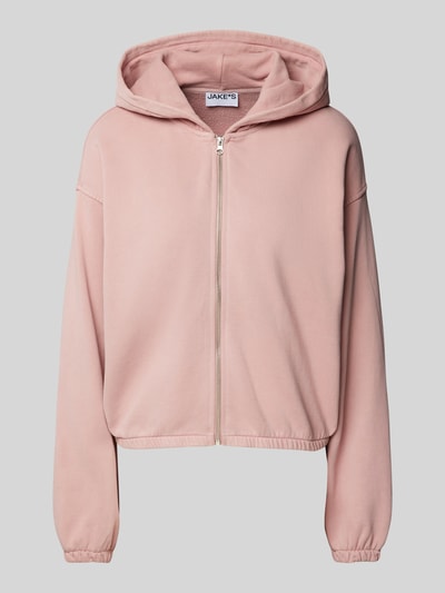 Jake*s Casual Oversized Sweatjacke mit Kapuze Hellrosa 2