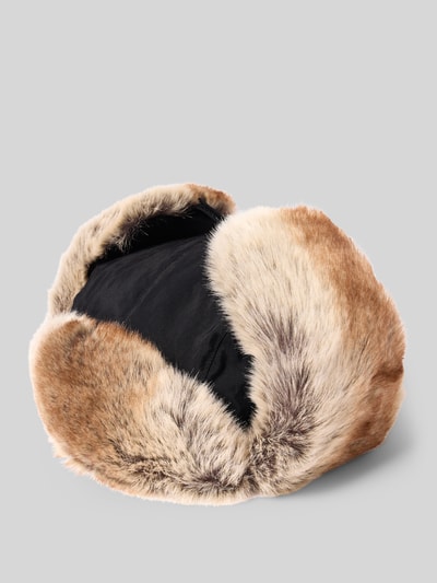 Barts Muts met oorkleppen, model 'KAMIKAZE' Zwart - 3