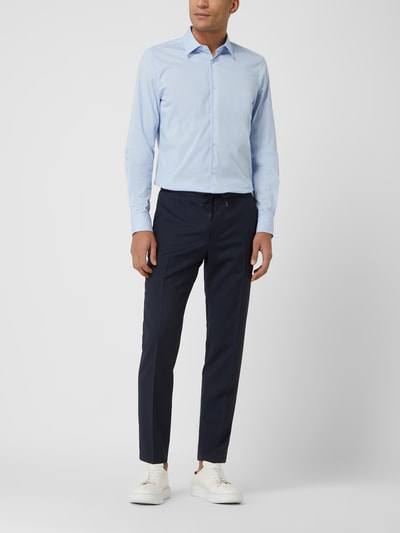 Joop! Slim Fit Slim Fit Business-Hemd aus Popeline Bleu 1